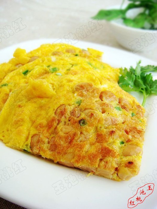 纳豆鸡蛋饼的做法