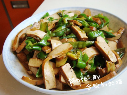 家常炒豆干的做法