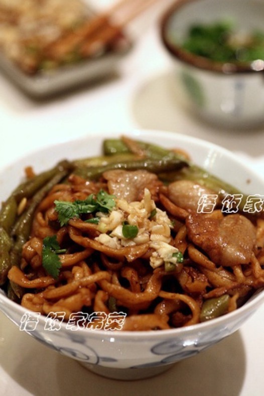 豆角焖面的做法