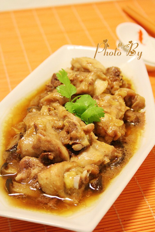 香菇蒸鸡腿肉的做法