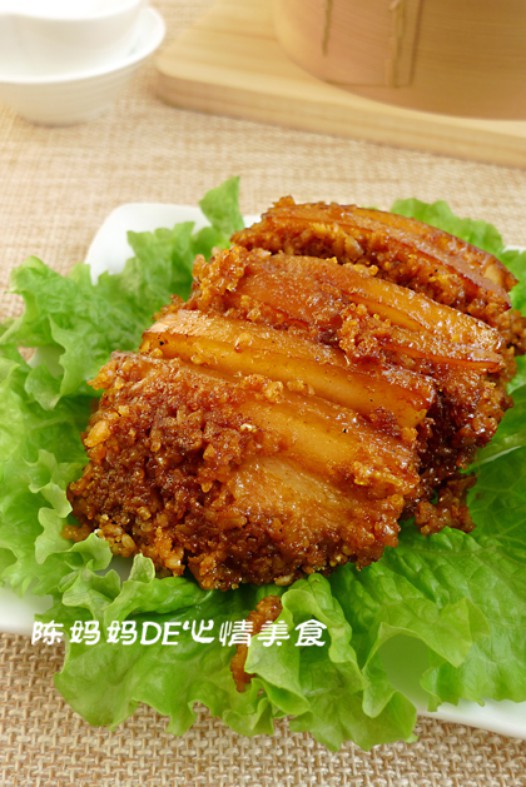 米粉蒸肉的做法