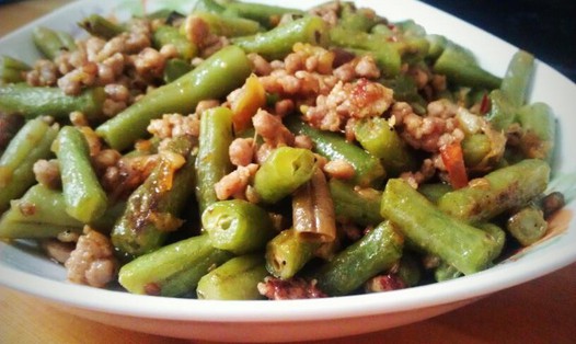 肉末豆角的做法