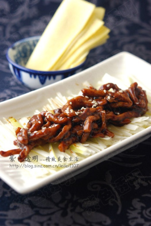 京酱肉丝的做法