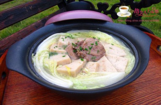 白菜豆腐排骨汤的做法