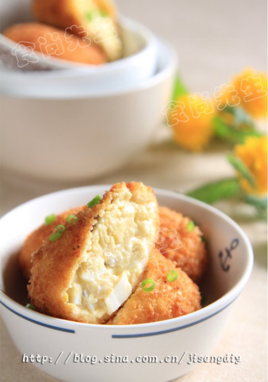 奶油蟹肉可乐饼的做法