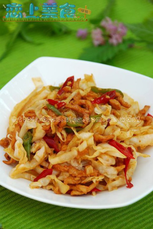 泡菜炒肉丝的做法