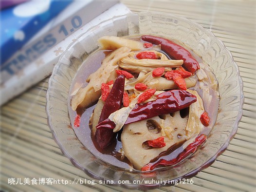香辣腐竹藕片的做法