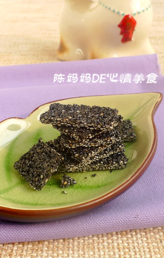 黑芝麻糖的做法