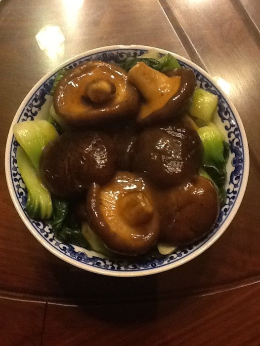 香菇炒青菜的做法