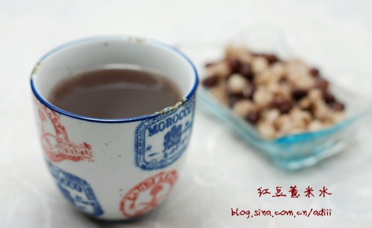 红豆薏米水的做法
