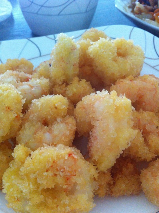 仿KFC香脆炸虾仁的做法