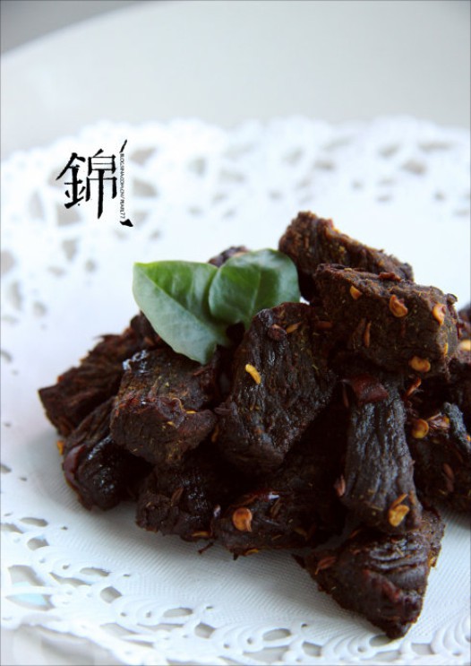 自制花雕牛肉干的做法