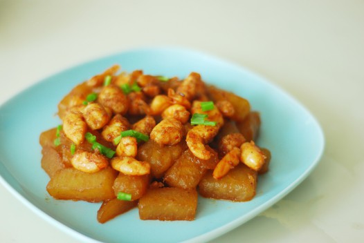 冬瓜烧虾仁的做法