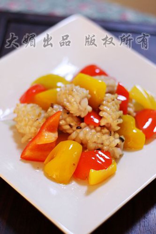 清炒鱿鱼卷的做法