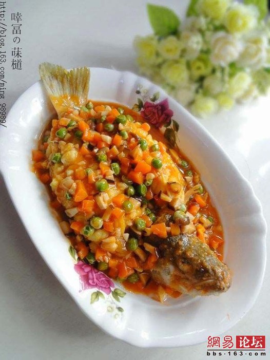金玉满堂松鼠鱼的做法
