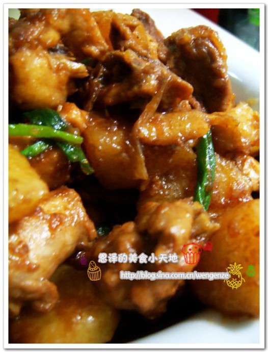 土豆炖鸡块的做法