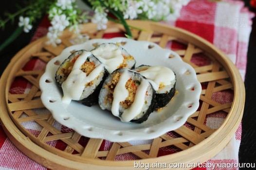 肉松寿司的做法