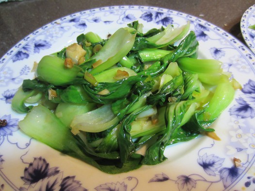 素炒油菜的做法