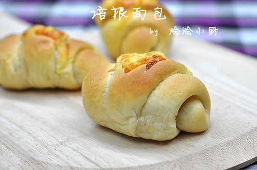 培根面包的做法