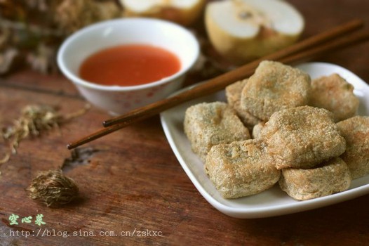 煎臭豆腐的做法