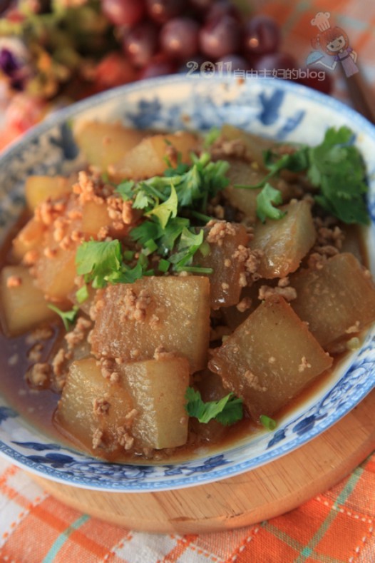 肉末烧冬瓜的做法