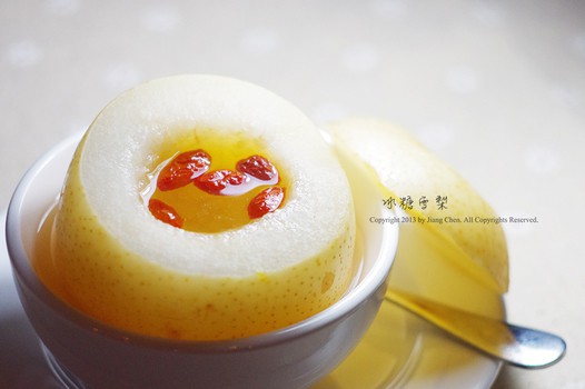 冰糖雪梨的做法