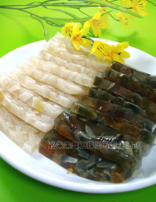 松花皮冻的做法