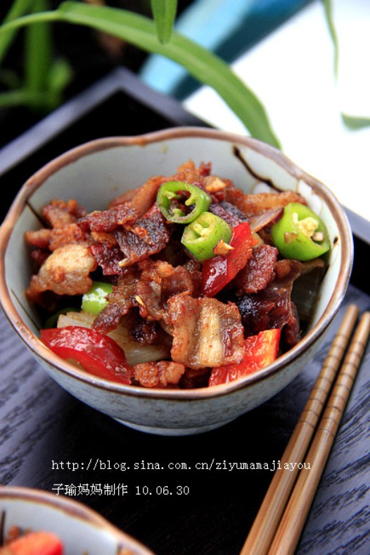 辣味小炒肉的做法