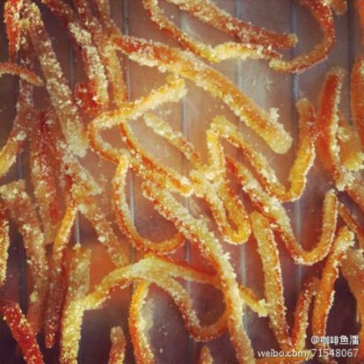 糖渍橙皮的做法