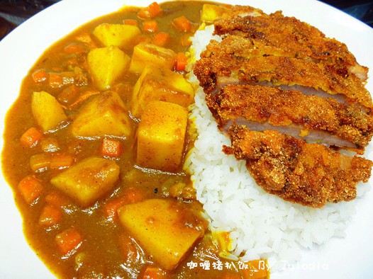 咖喱猪扒饭的做法