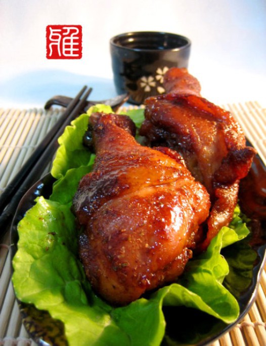 蜜汁琵琶腿的做法