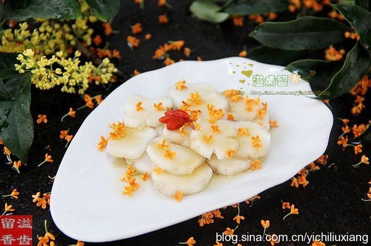 桂花山药的做法
