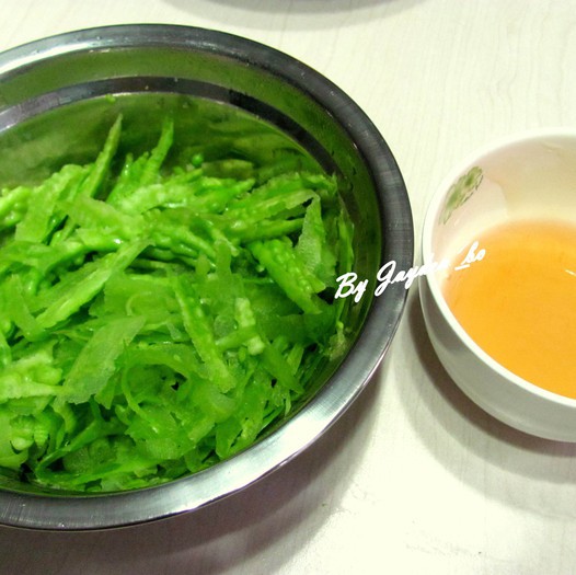 爽口苦瓜的做法