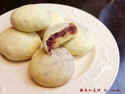 酥皮红豆饼的做法