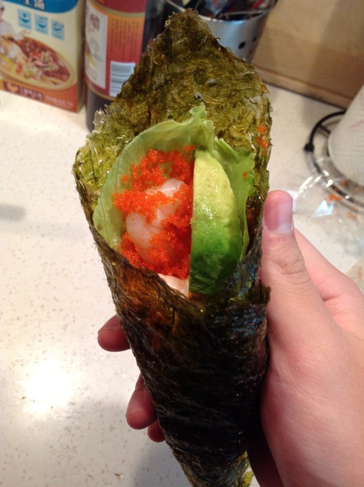 牛油果手卷的做法
