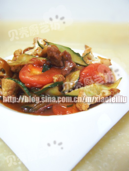 博山风味炒肉片的做法