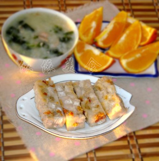 腊味芋头糕的做法