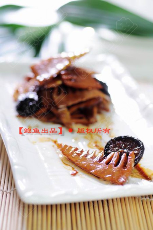 菇香油焖笋的做法