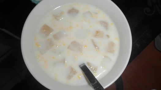苹果牛奶窝蛋的做法