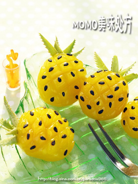 水晶菠萝的做法