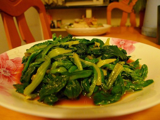 辣根菠菜的做法