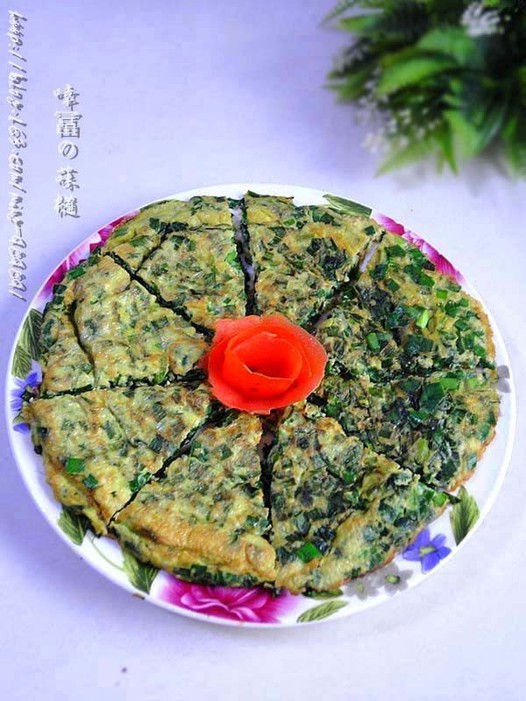 韭菜煎蛋饼的做法