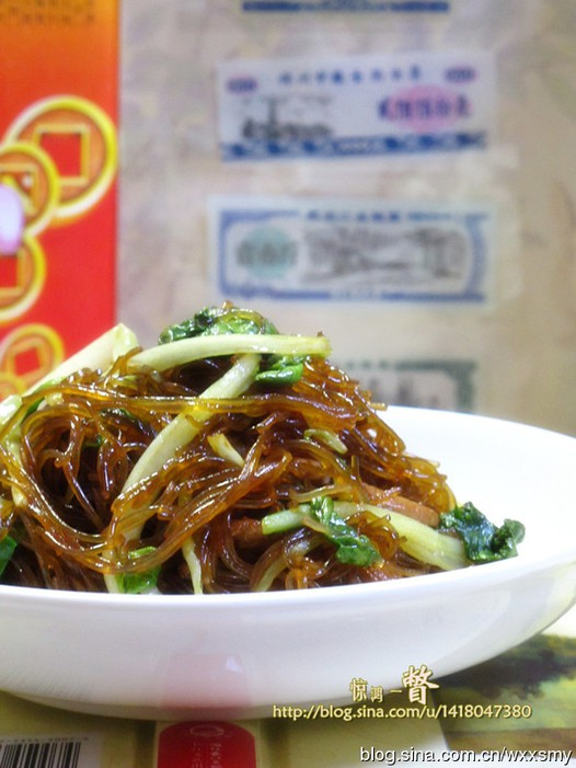 无锡风味炒粉丝的做法