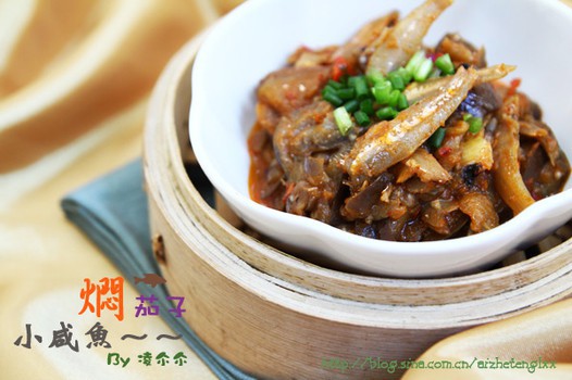 小咸鱼焖茄子的做法