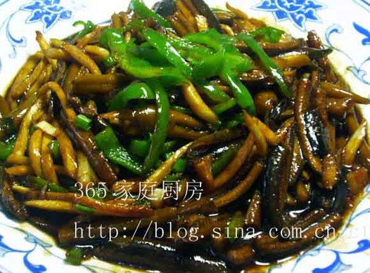 茭白炒鳝丝的做法