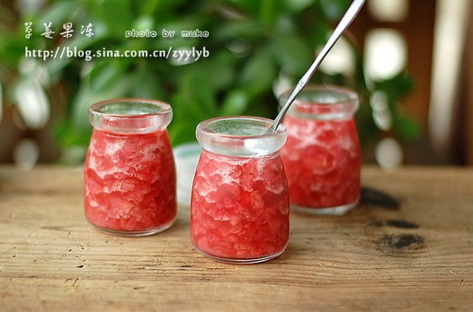 草莓果冻的做法
