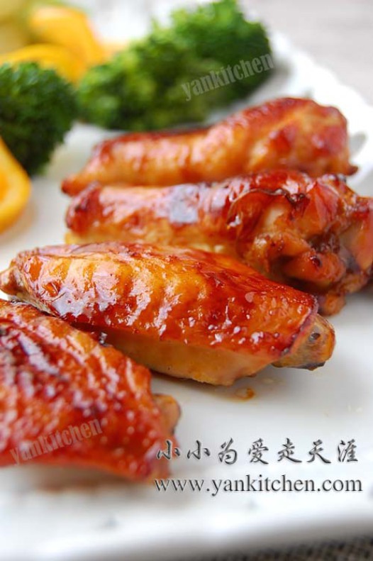 蜜汁照烧烤鸡翅的做法