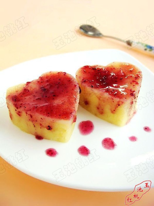 蓝莓土豆泥的做法