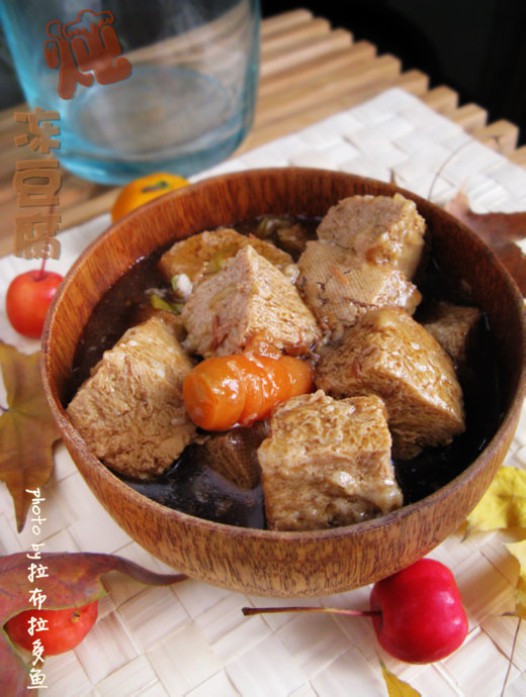 炖冻豆腐的做法