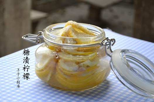 糖渍柠檬的做法